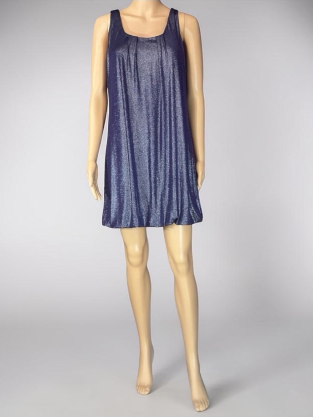 Xhilaration Sparkling Dark Metallic Purple Cocktail Dress
